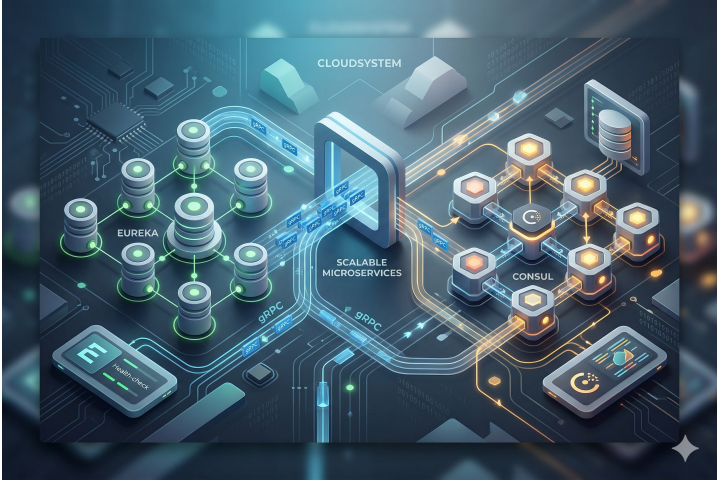 Building Scalable gRPC Microservices with Spring Cloud: Eureka vs Consul Article Image